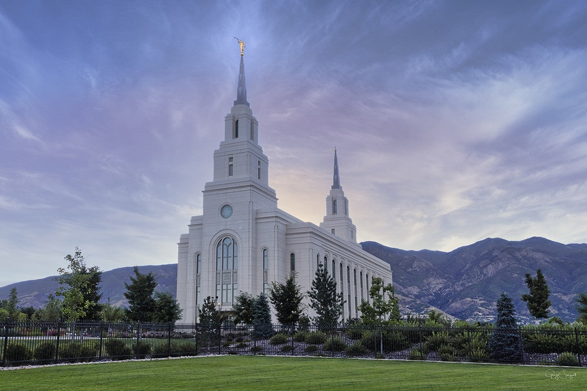 Layton Utah Morning Vista Gallery Wrap