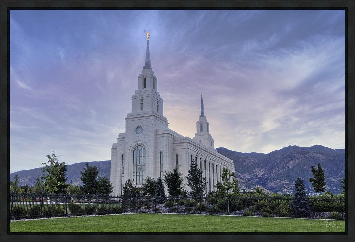 Layton Utah Morning Vista Gallery Wrap