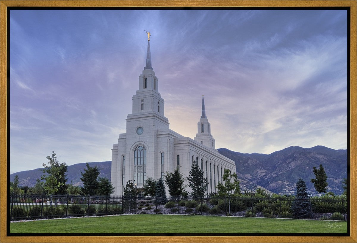 Layton Utah Morning Vista Gallery Wrap