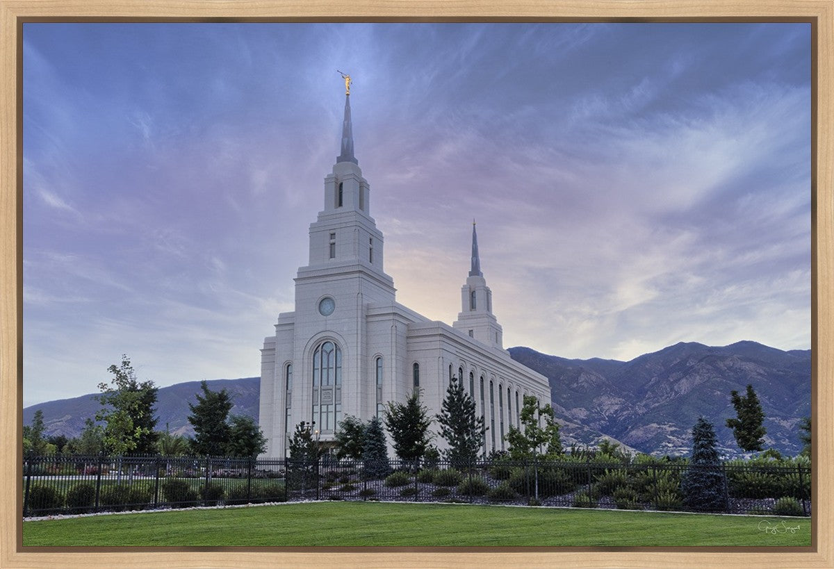 Layton Utah Morning Vista Gallery Wrap