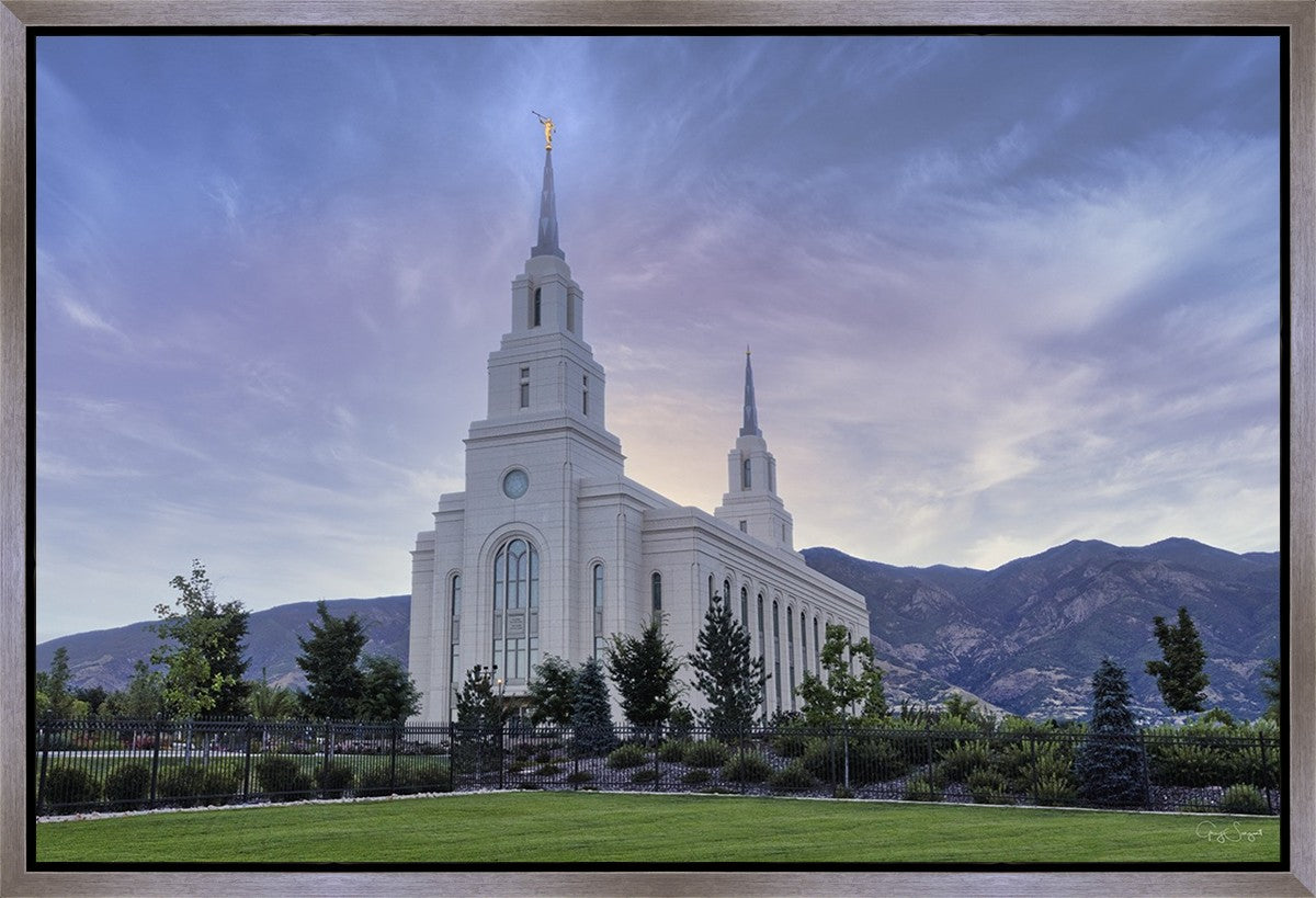 Layton Utah Morning Vista Gallery Wrap