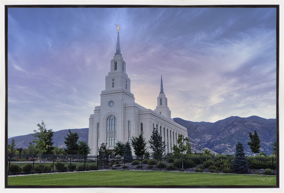 Layton Utah Morning Vista Gallery Wrap