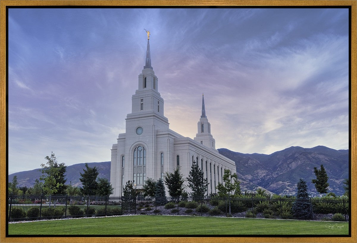 Layton Utah Morning Vista Gallery Wrap
