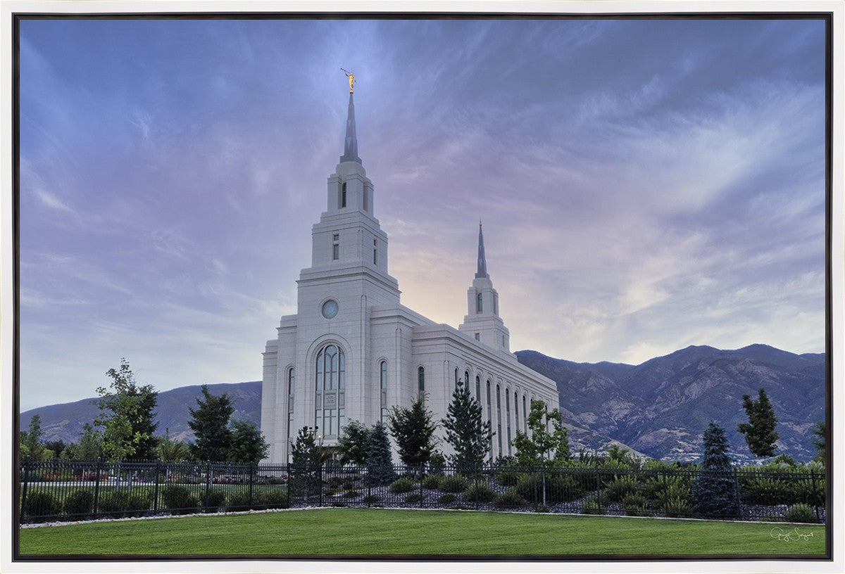 Layton Utah Morning Vista Gallery Wrap