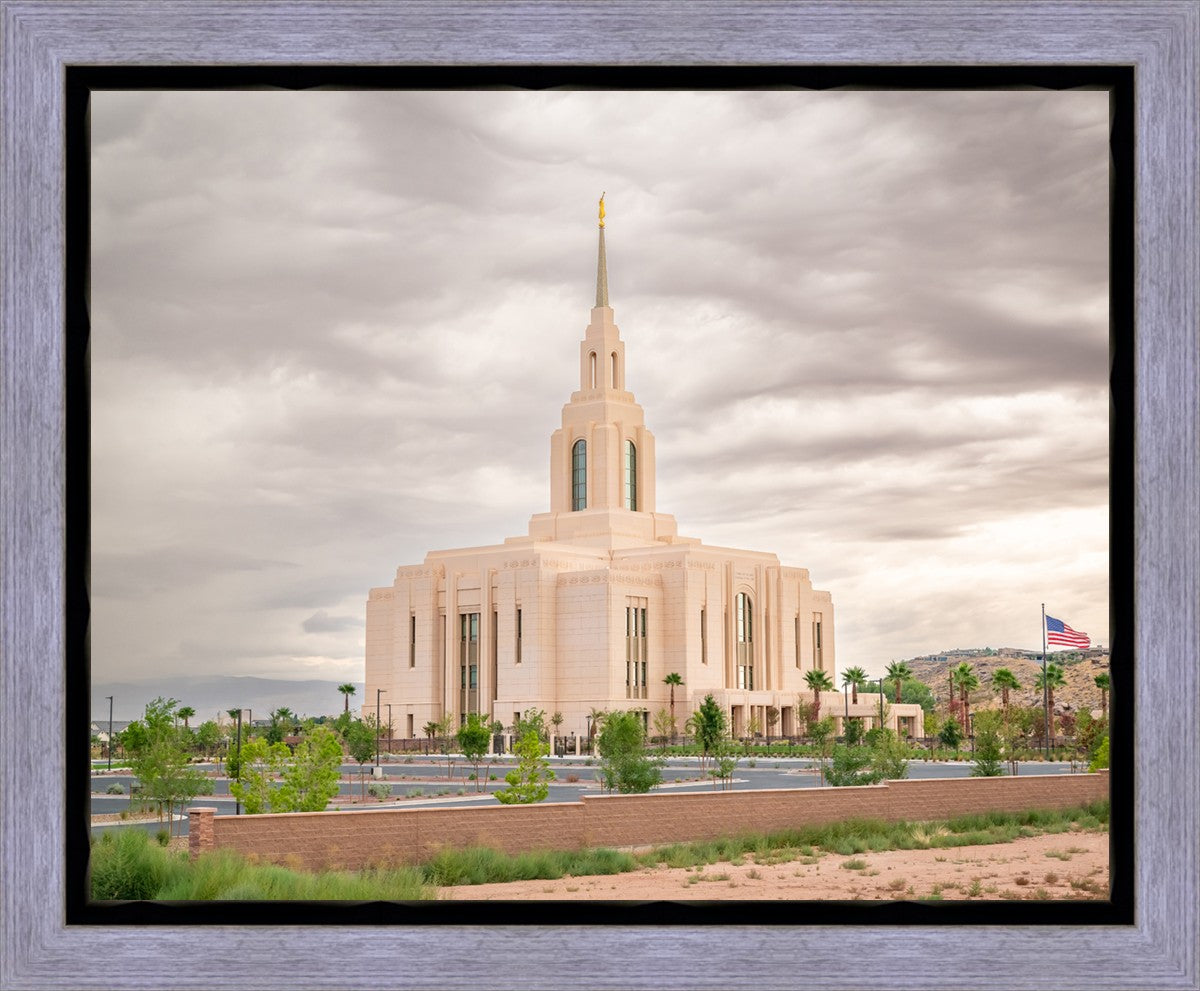 Red Cliffs Utah Dusty Sunset