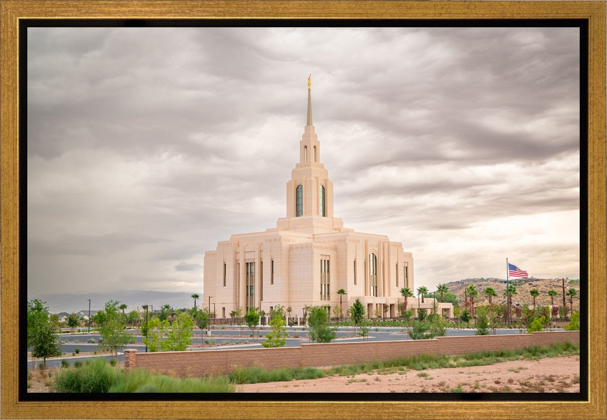 Red Cliffs Utah Dusty Sunset