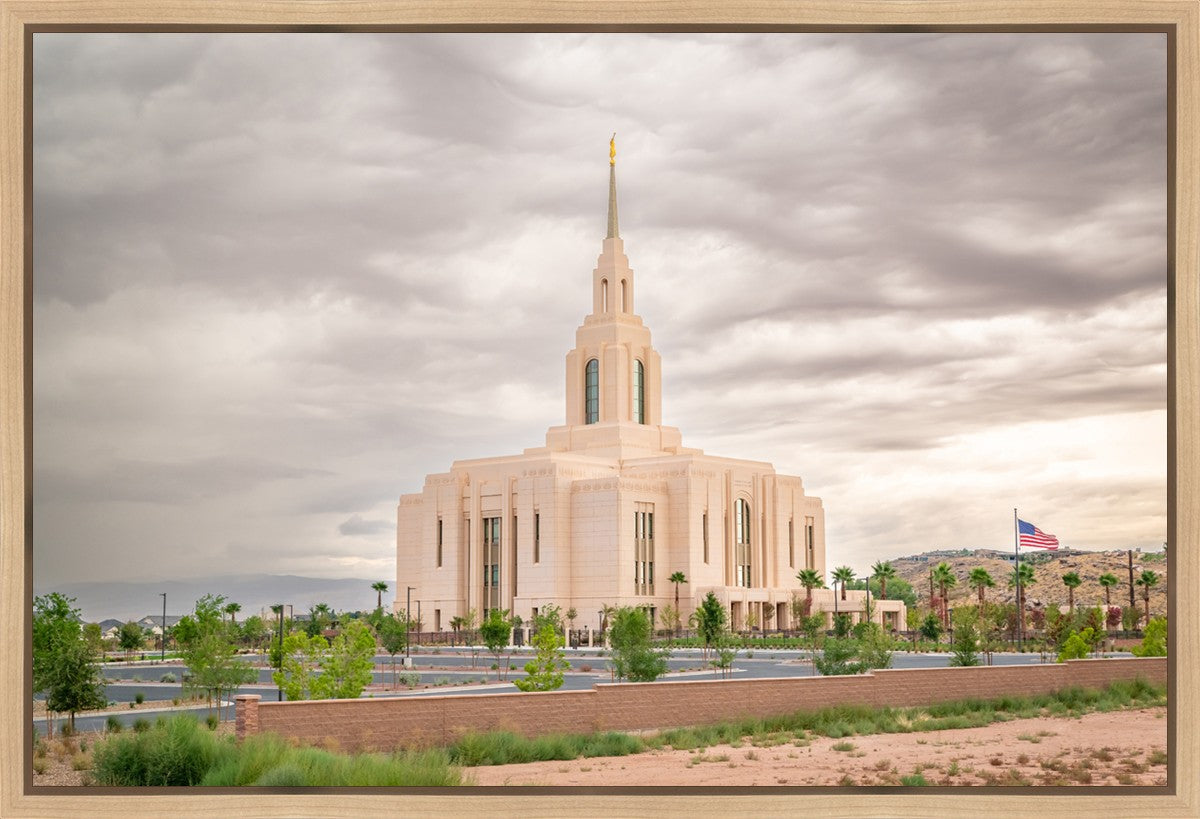 Red Cliffs Utah Dusty Sunset