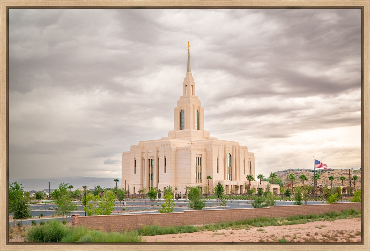 Red Cliffs Utah Dusty Sunset