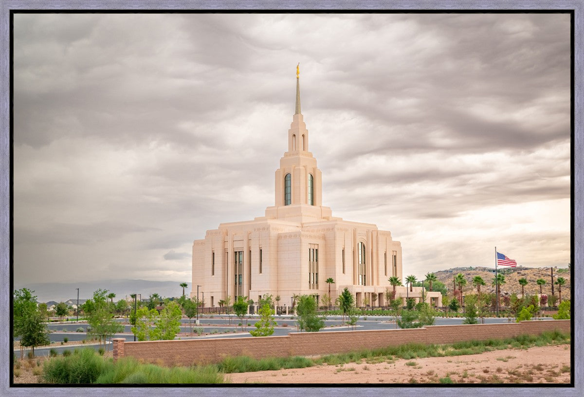 Red Cliffs Utah Dusty Sunset