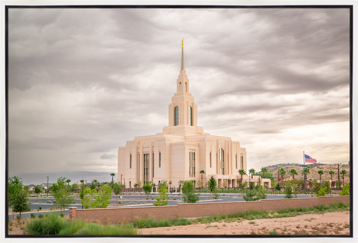 Red Cliffs Utah Dusty Sunset