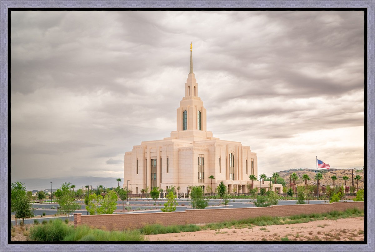 Red Cliffs Utah Dusty Sunset
