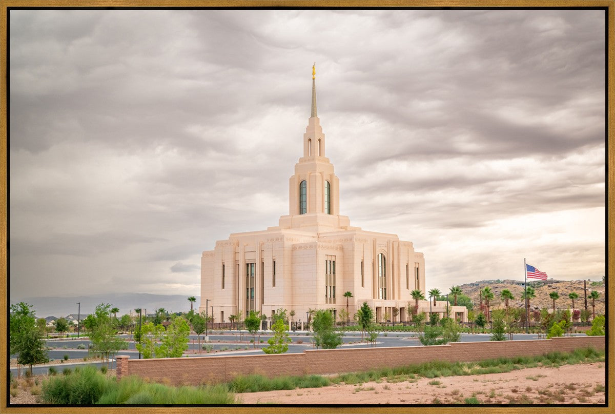 Red Cliffs Utah Dusty Sunset
