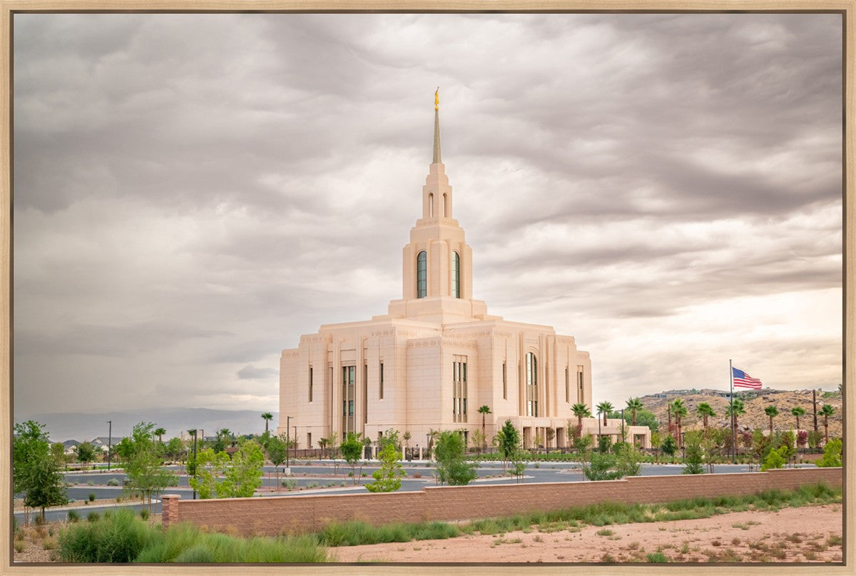 Red Cliffs Utah Dusty Sunset