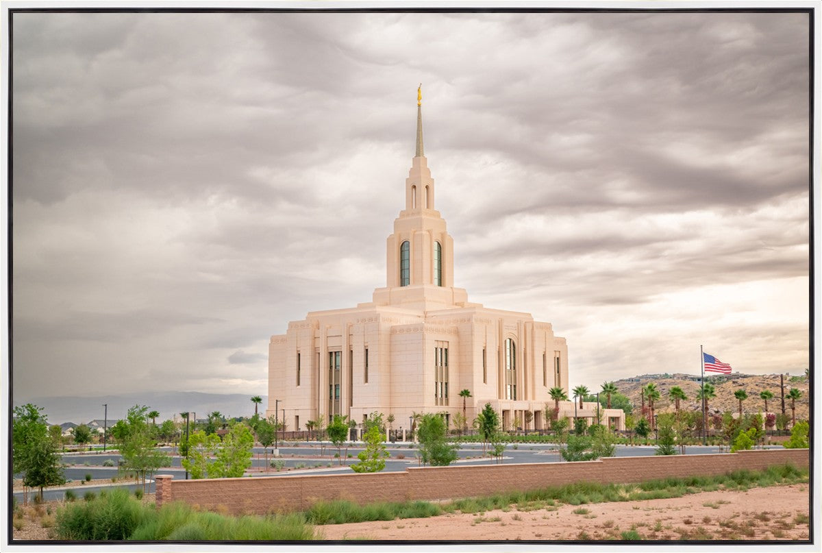 Red Cliffs Utah Dusty Sunset