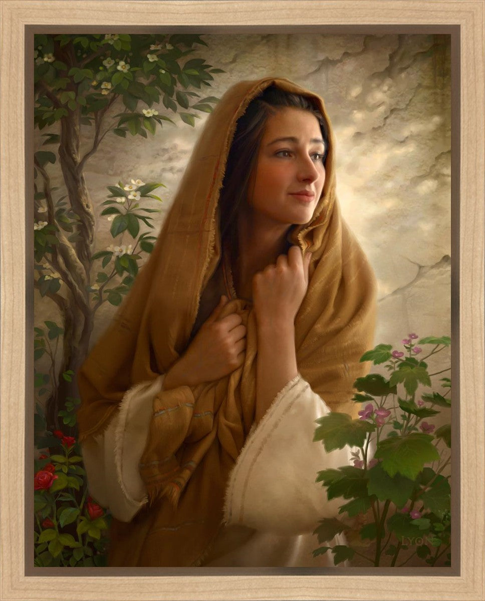 Mary Kept All Of These Things And Pondered Them In Her Heart Gallery Wrap