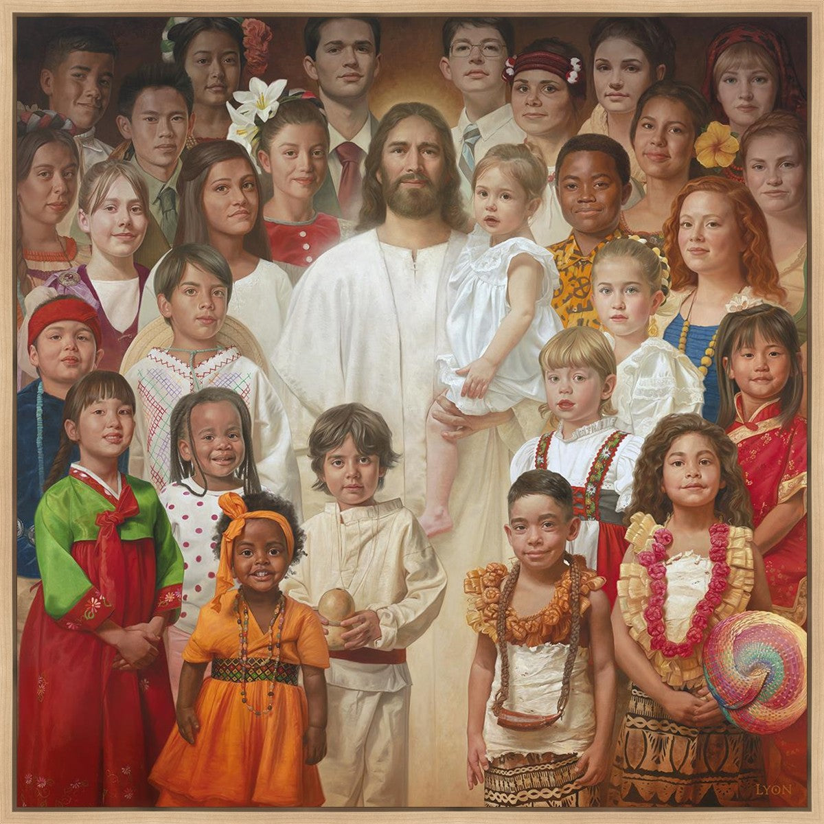 I Am A Child of God Large Wall Art Gallery Wrap