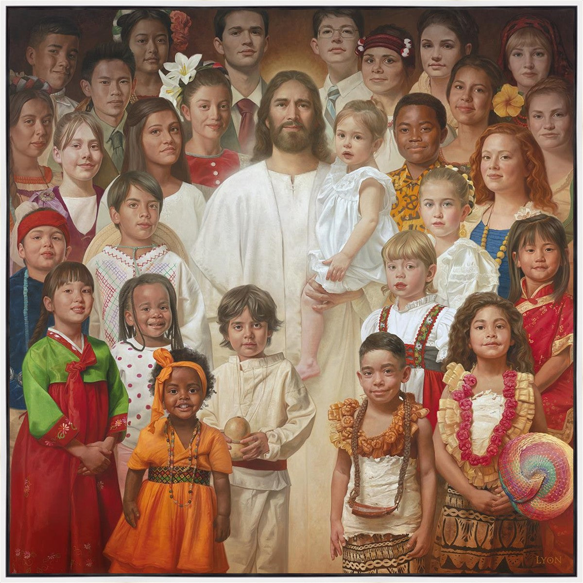I Am A Child of God Large Wall Art Gallery Wrap