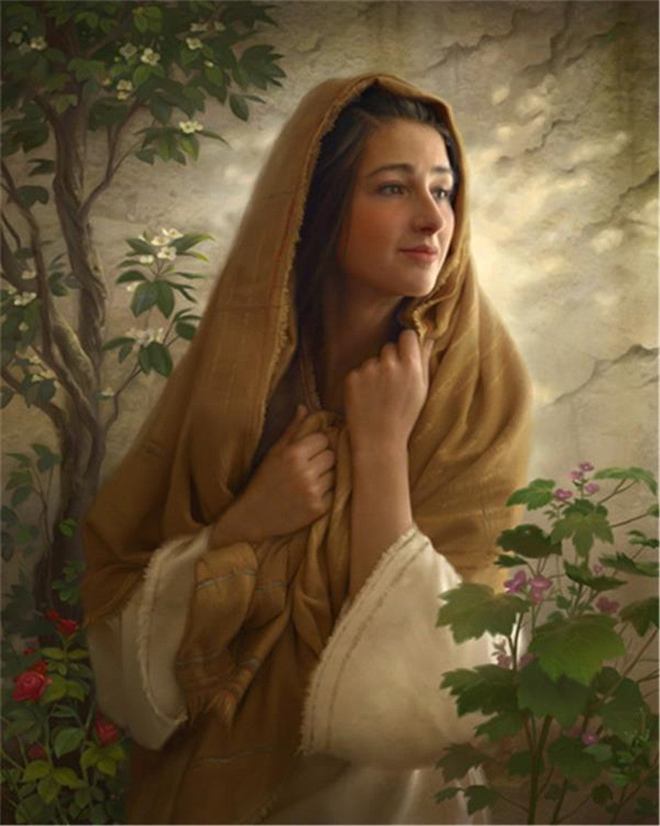 Mary Kept All Of These Things And Pondered Them In Her Heart Gallery Wrap