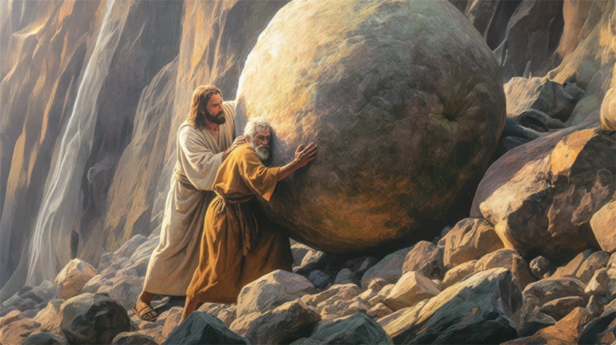 Redemption's Ascent Large Wall Art Gallery Wrap