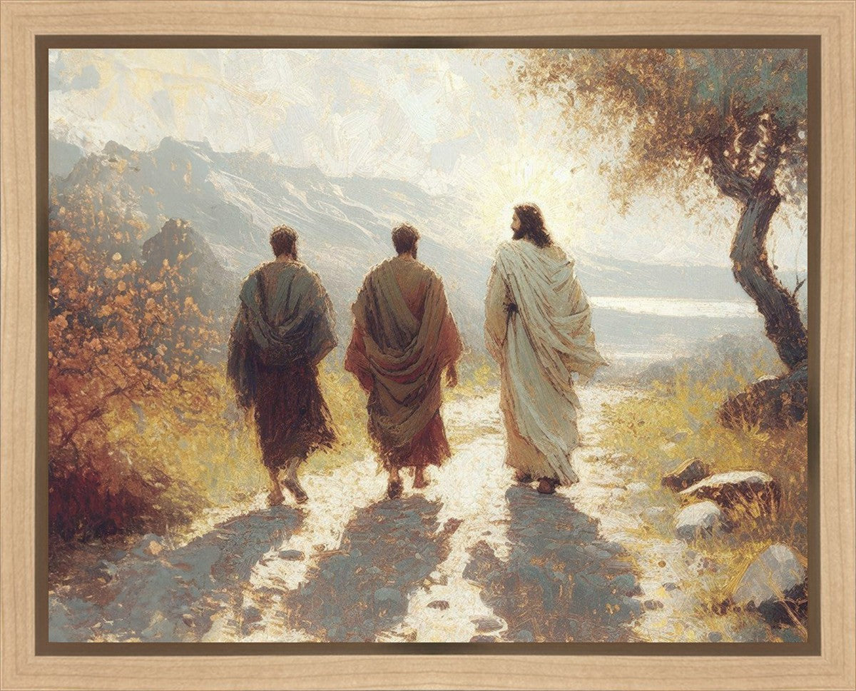 Jesus Went With Them Gallery Wrap