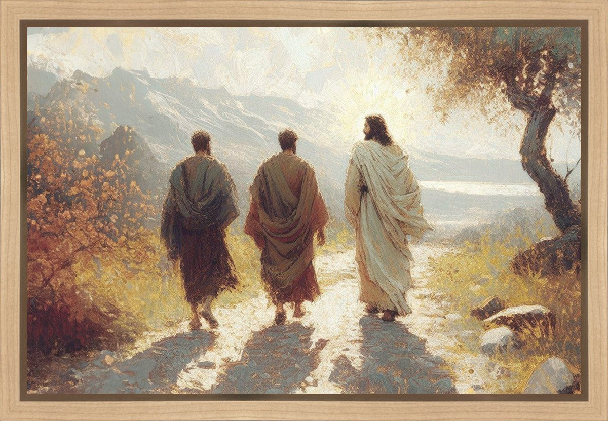 Jesus Went With Them Gallery Wrap