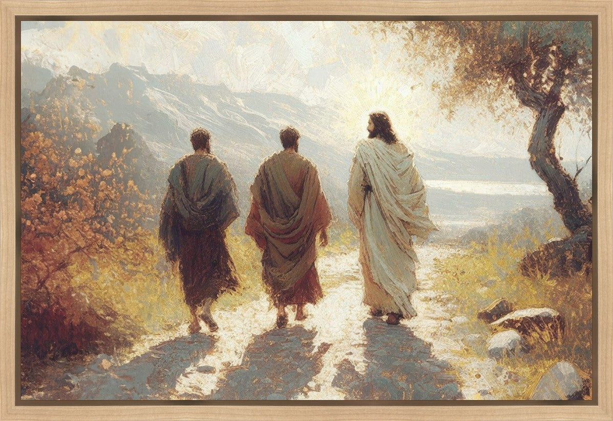 Jesus Went With Them Gallery Wrap