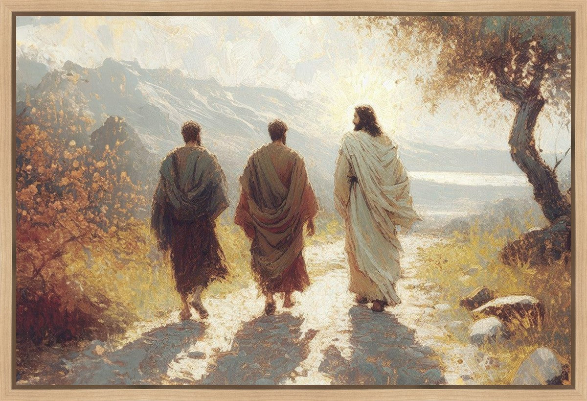 Jesus Went With Them Gallery Wrap