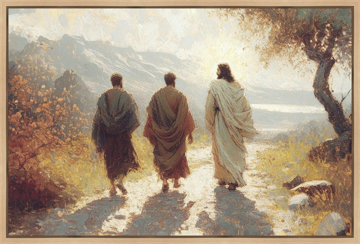 Jesus Went With Them Gallery Wrap