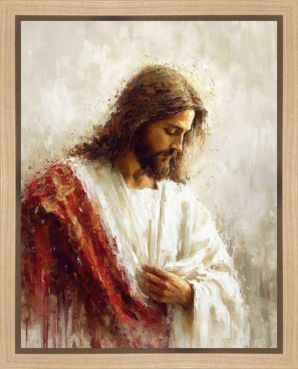 Christ in Red Robes Gallery Wrap