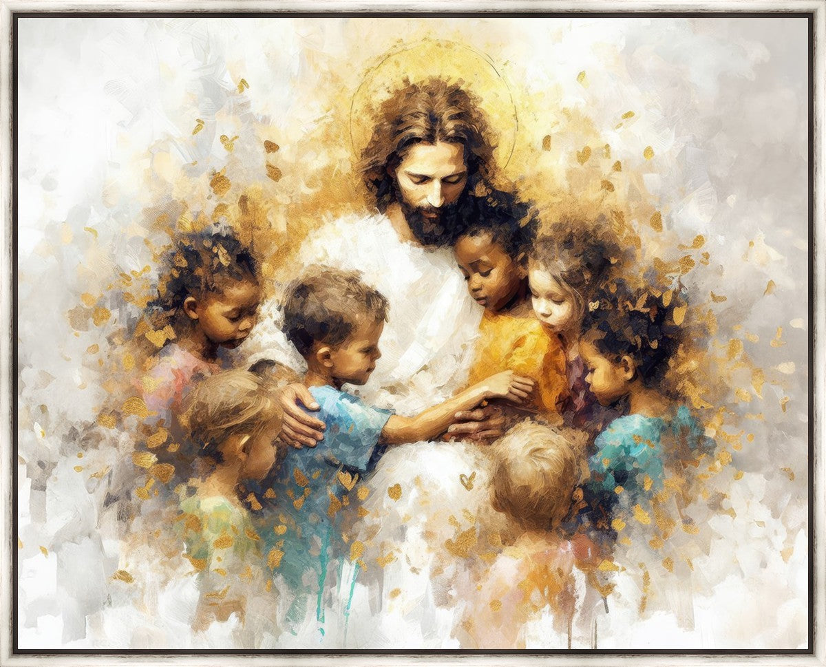 Become Like Little Children Large Wall Art