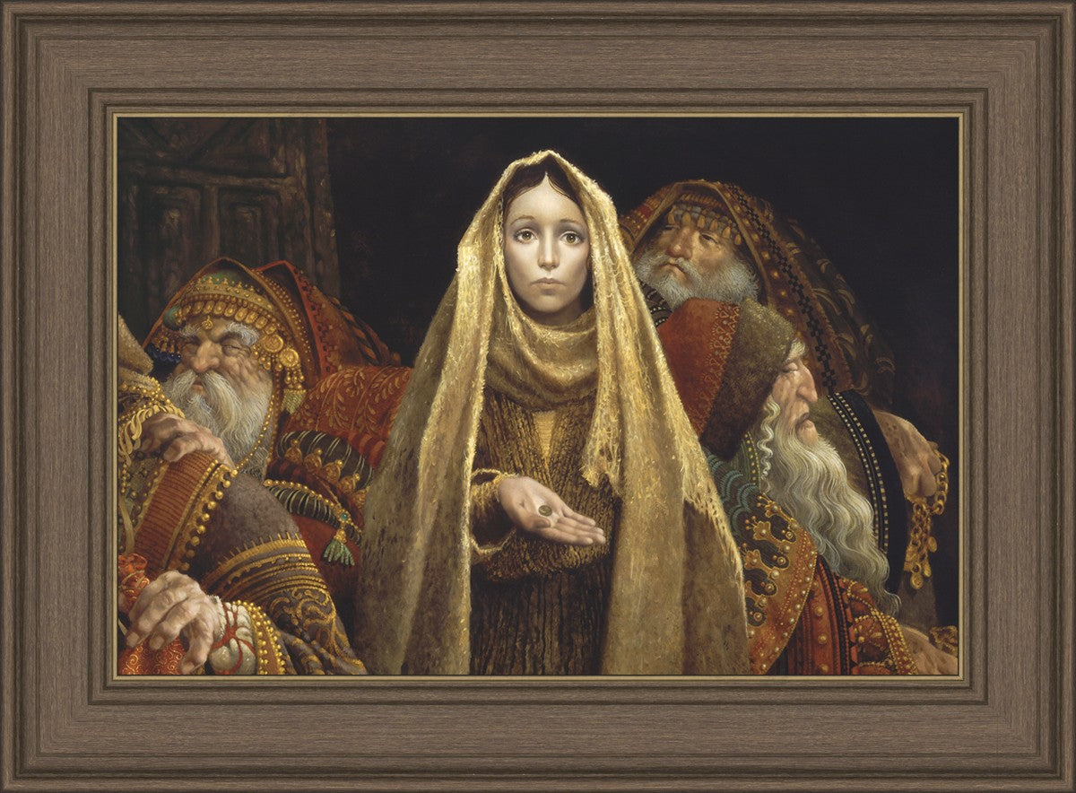 The Widow's Mite Unlimited Canvas