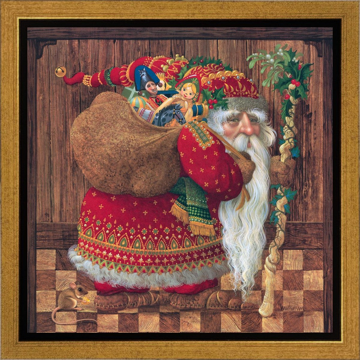 Olde World Santa Gallery Wrap