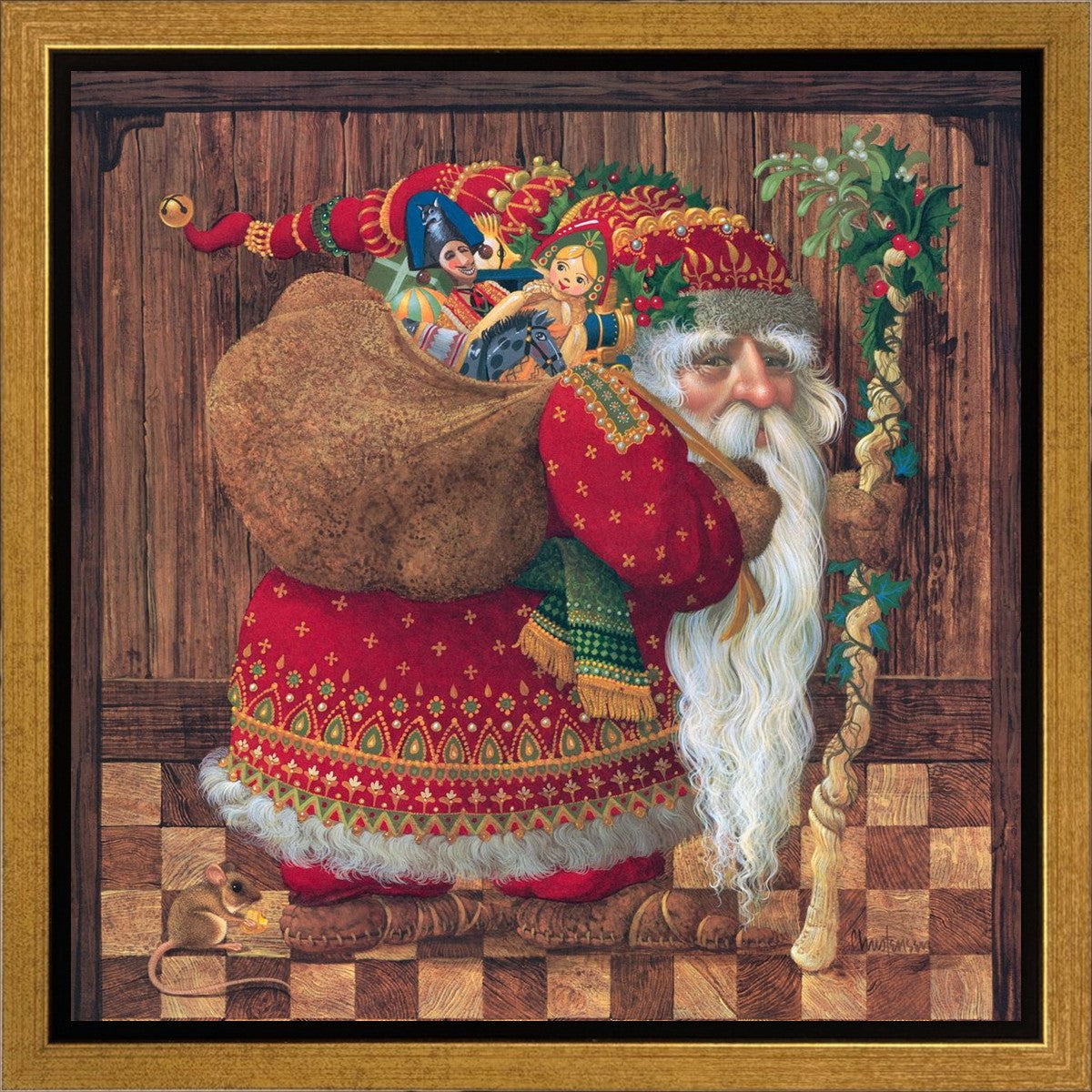 Olde World Santa Gallery Wrap