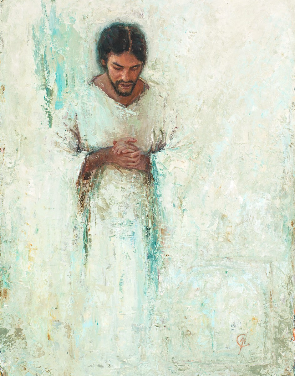 Rabboni in Prayer Gallery Wrap