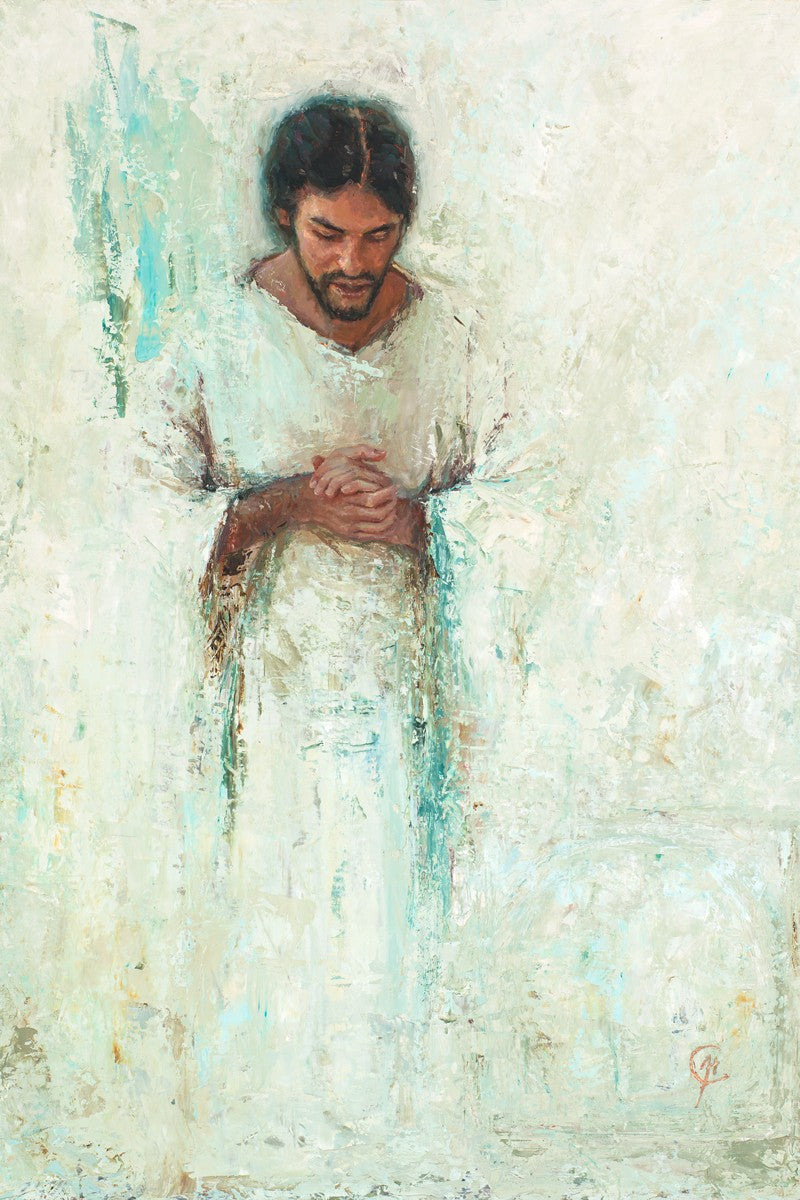 Rabboni in Prayer Gallery Wrap