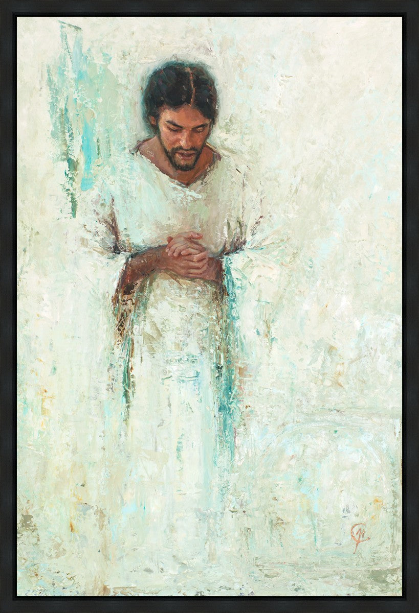 Rabboni in Prayer Gallery Wrap