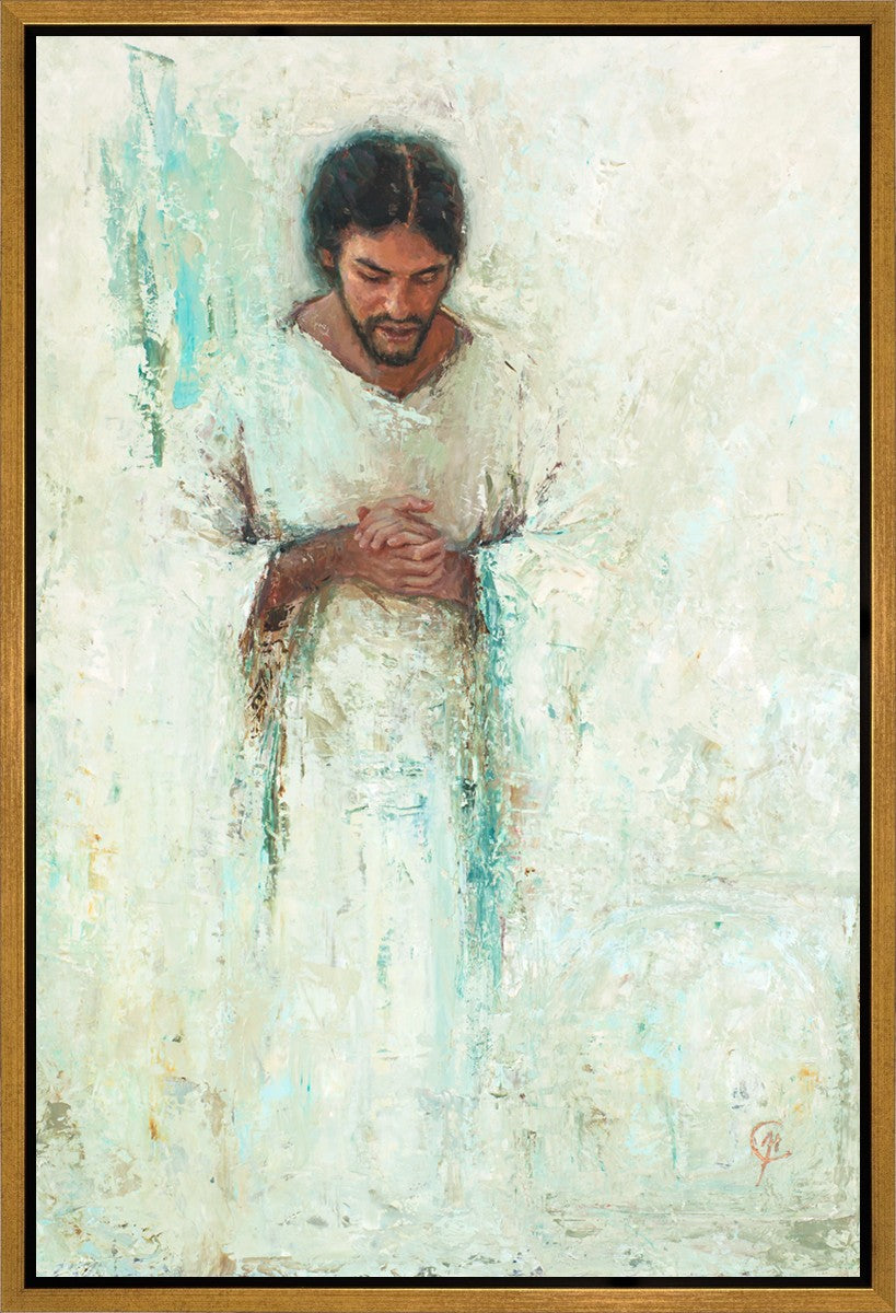 Rabboni in Prayer Gallery Wrap