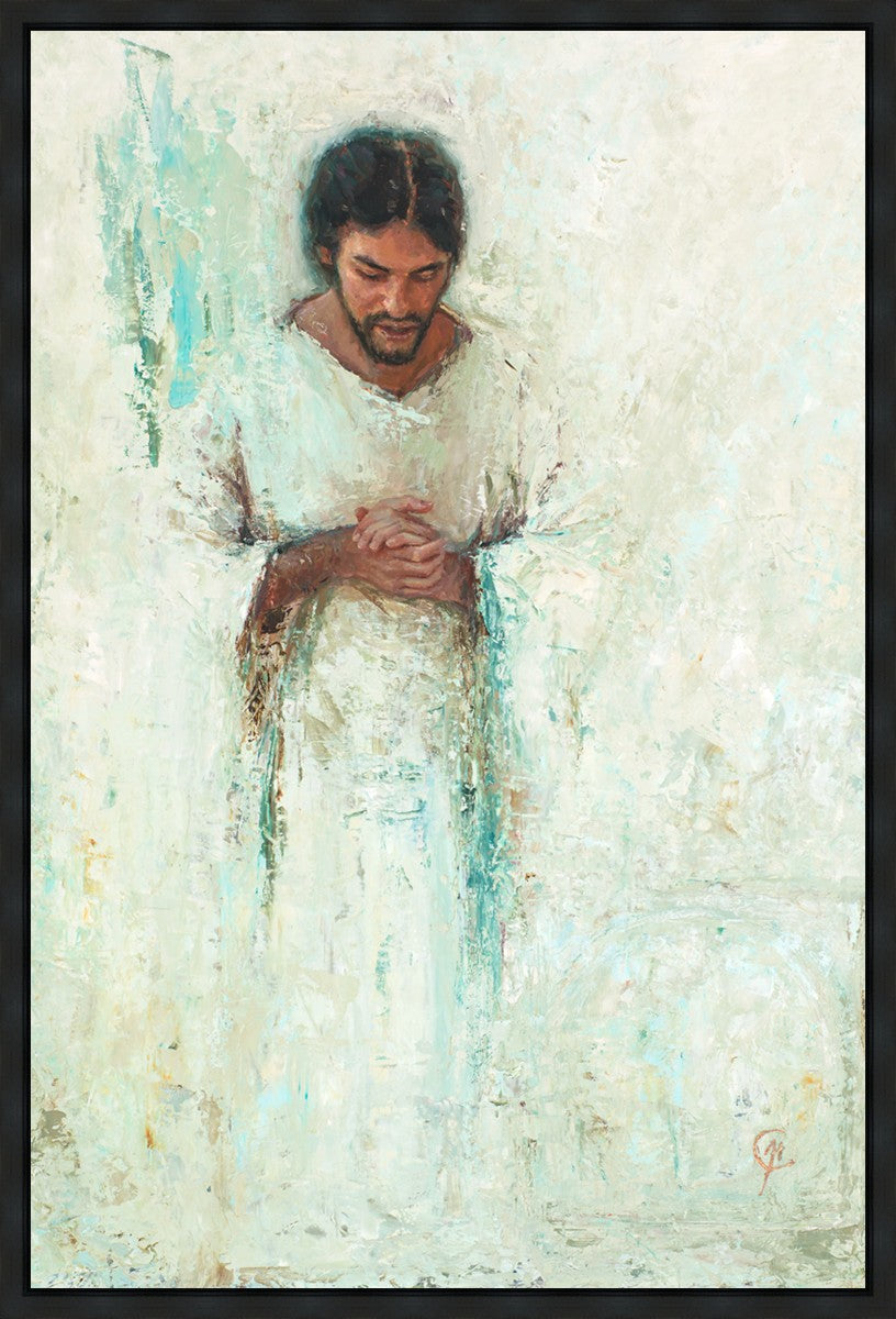 Rabboni in Prayer Gallery Wrap