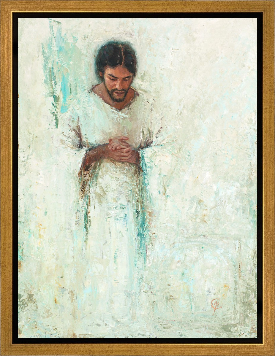 Rabboni in Prayer Gallery Wrap