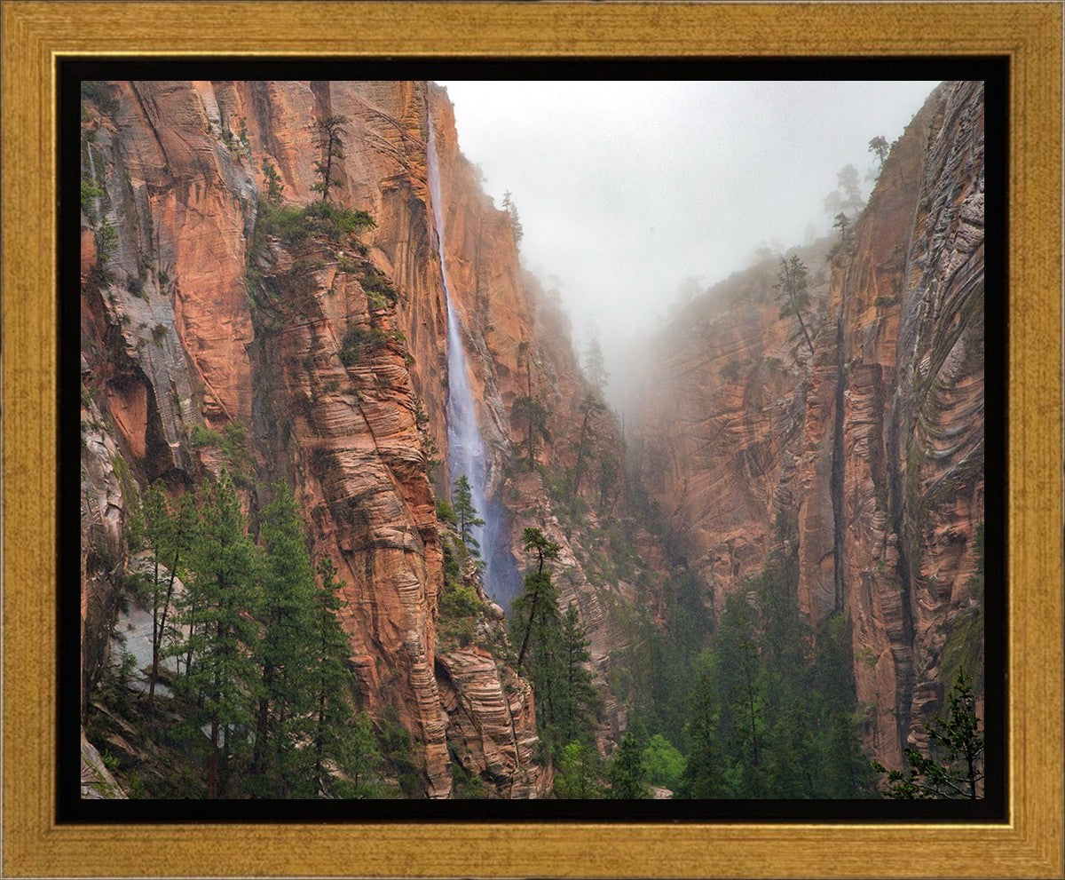 Refrigerator Canyon Waterfall, Zion National Park, Utah