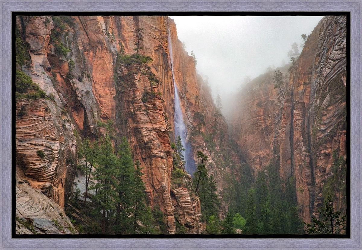 Refrigerator Canyon Waterfall, Zion National Park, Utah