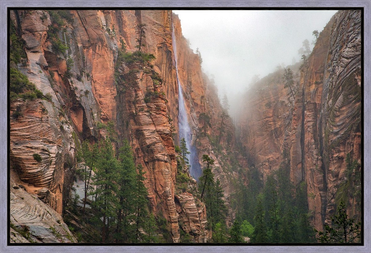 Refrigerator Canyon Waterfall, Zion National Park, Utah