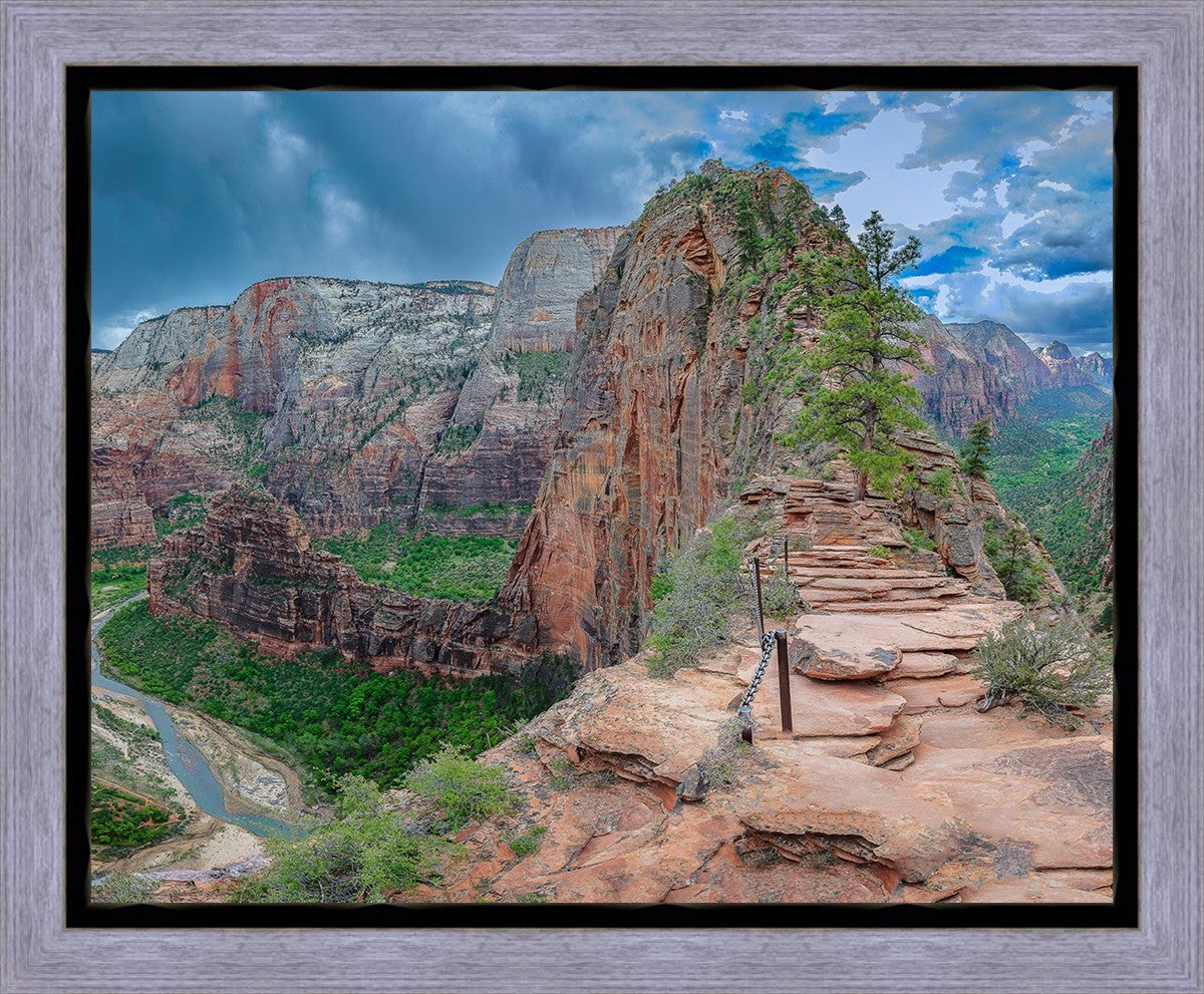 Zion National Park, Utah. Angels Landing Panorama