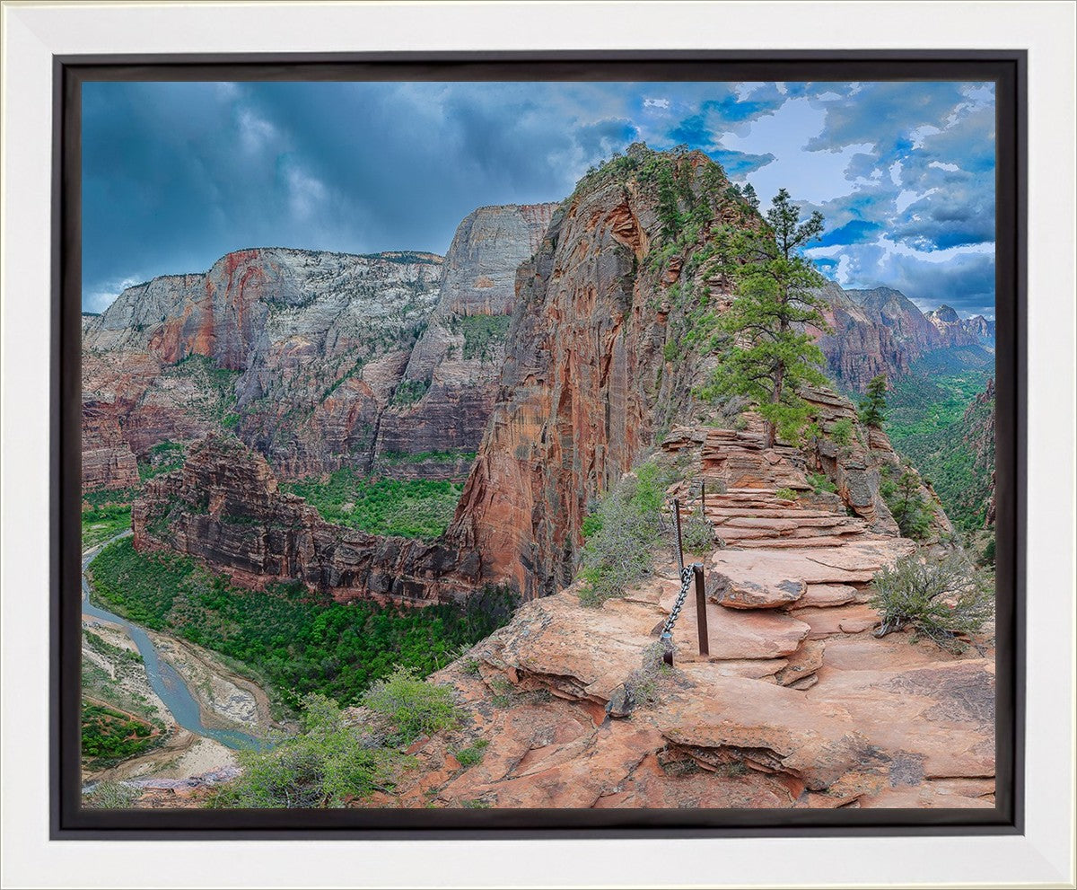Zion National Park, Utah. Angels Landing Panorama