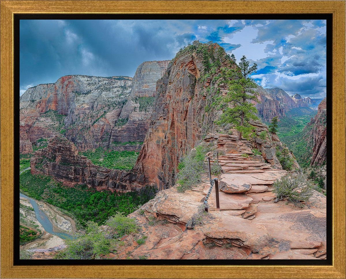 Zion National Park, Utah. Angels Landing Panorama