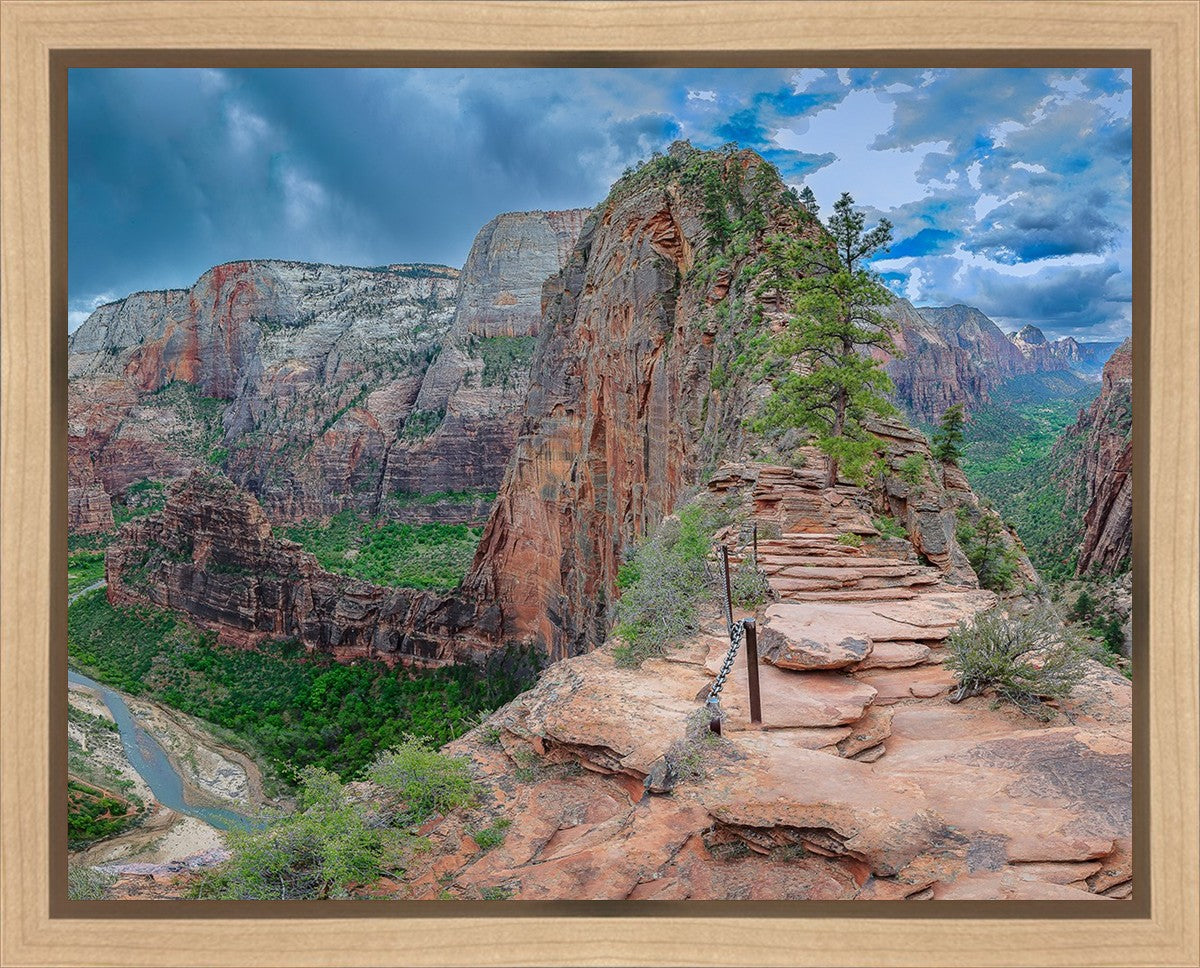 Zion National Park, Utah. Angels Landing Panorama