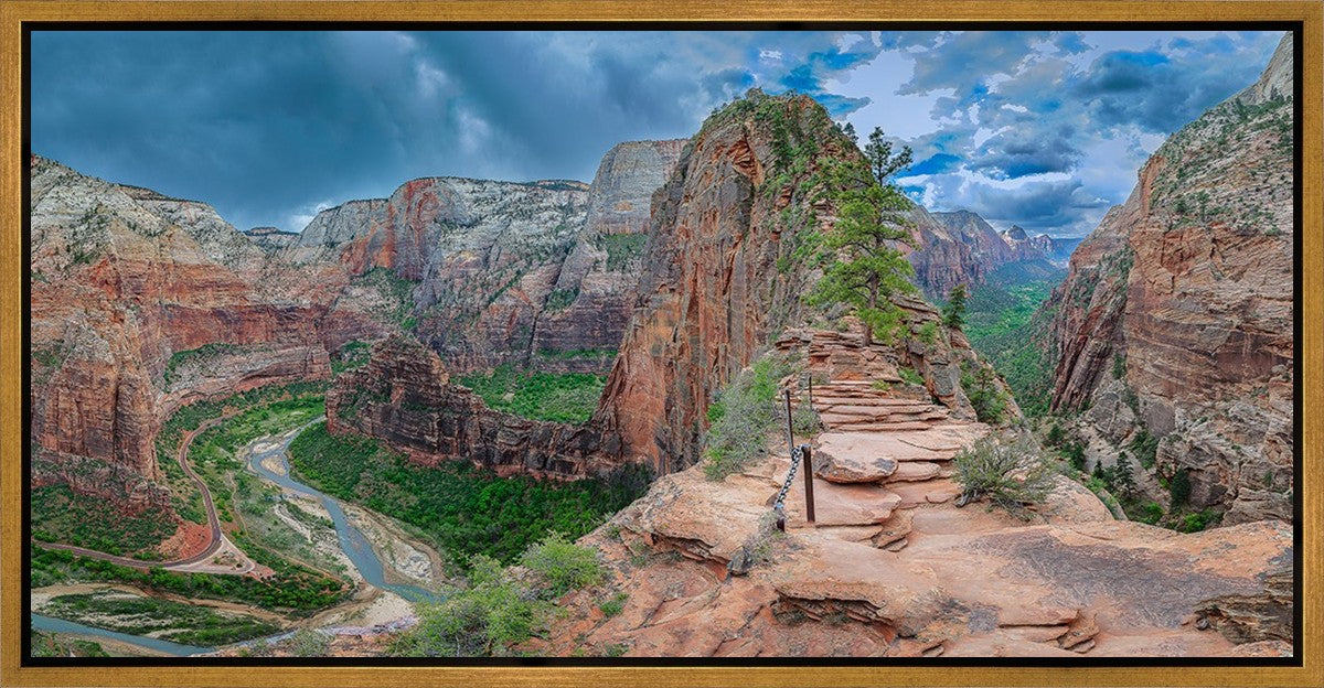 Zion National Park, Utah. Angels Landing Panorama