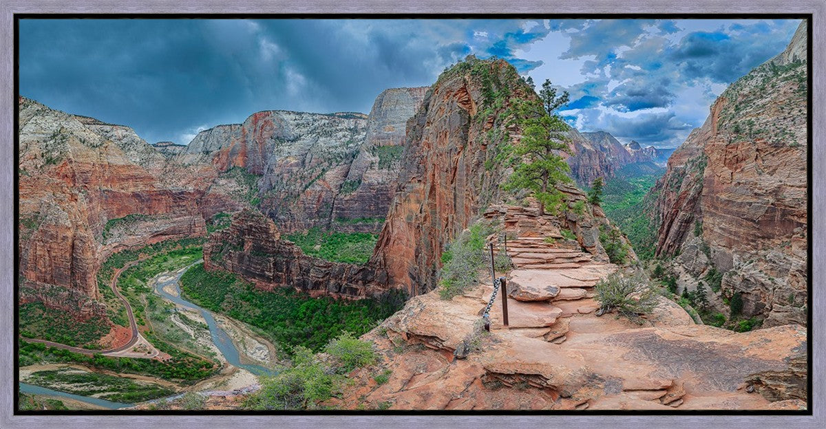 Zion National Park, Utah. Angels Landing Panorama