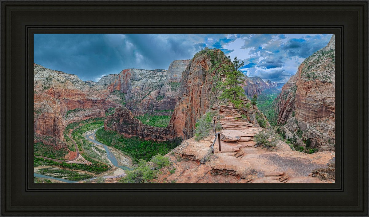 Zion National Park, Utah. Angels Landing Panorama
