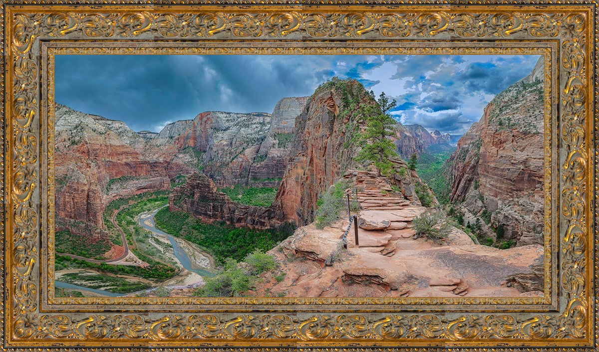 Zion National Park, Utah. Angels Landing Panorama